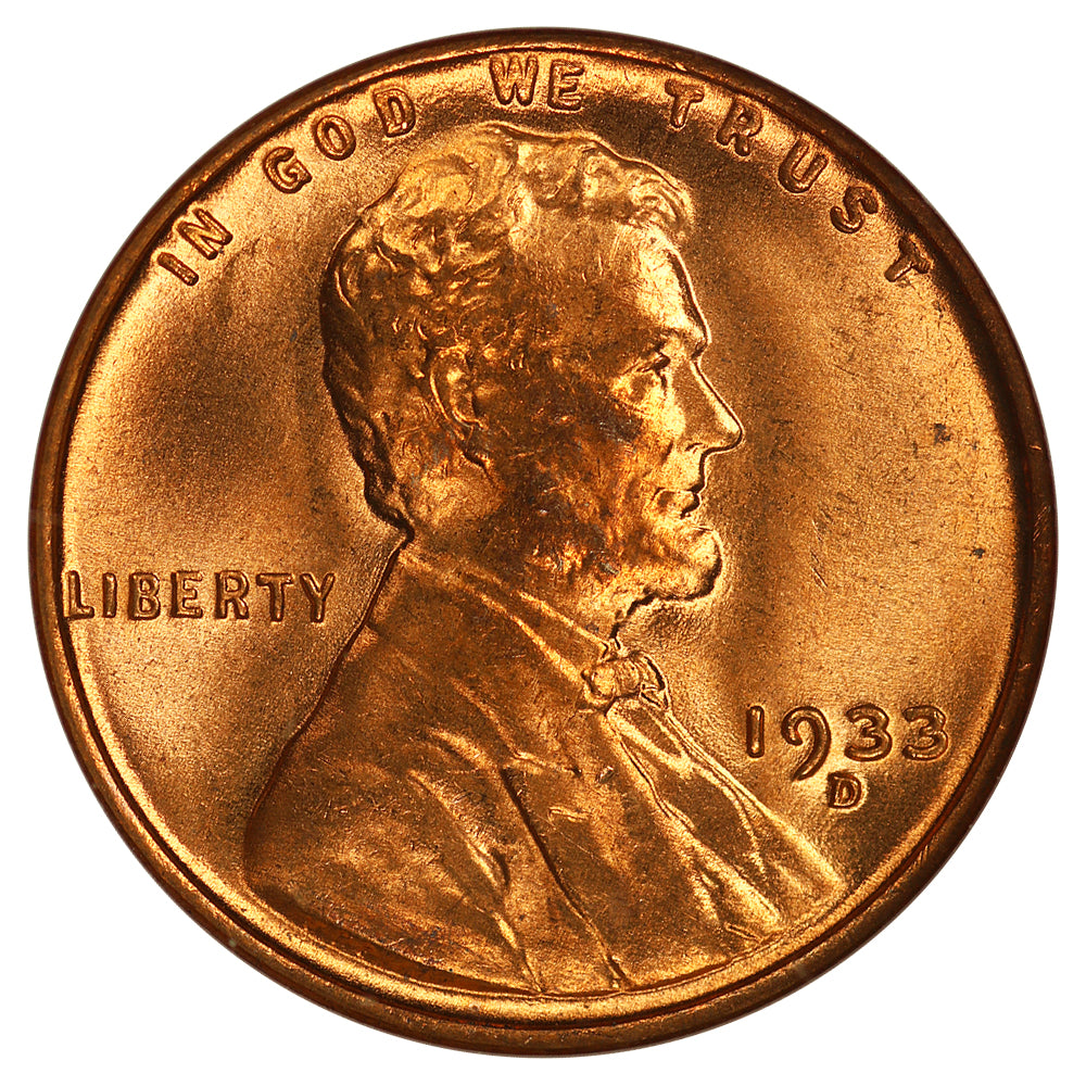 1618900 1933  RD Lincoln Cent.  MS-65