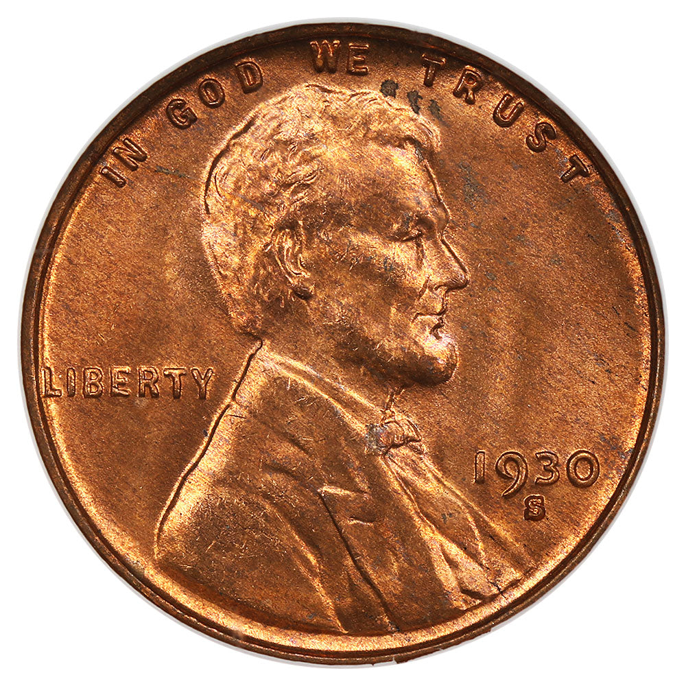 1618700 1930'S' RD Lincoln Cent.  MS-65