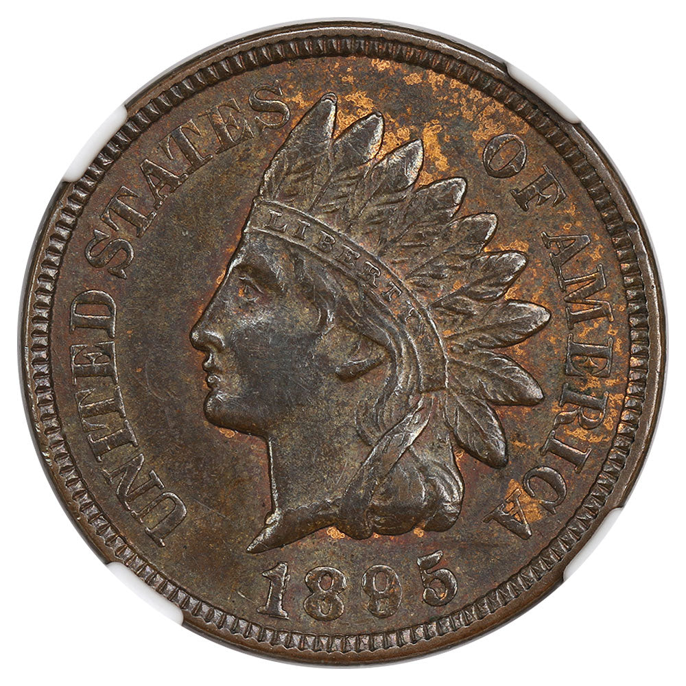 1614800 1895  Indian Head Cent.  AU-58