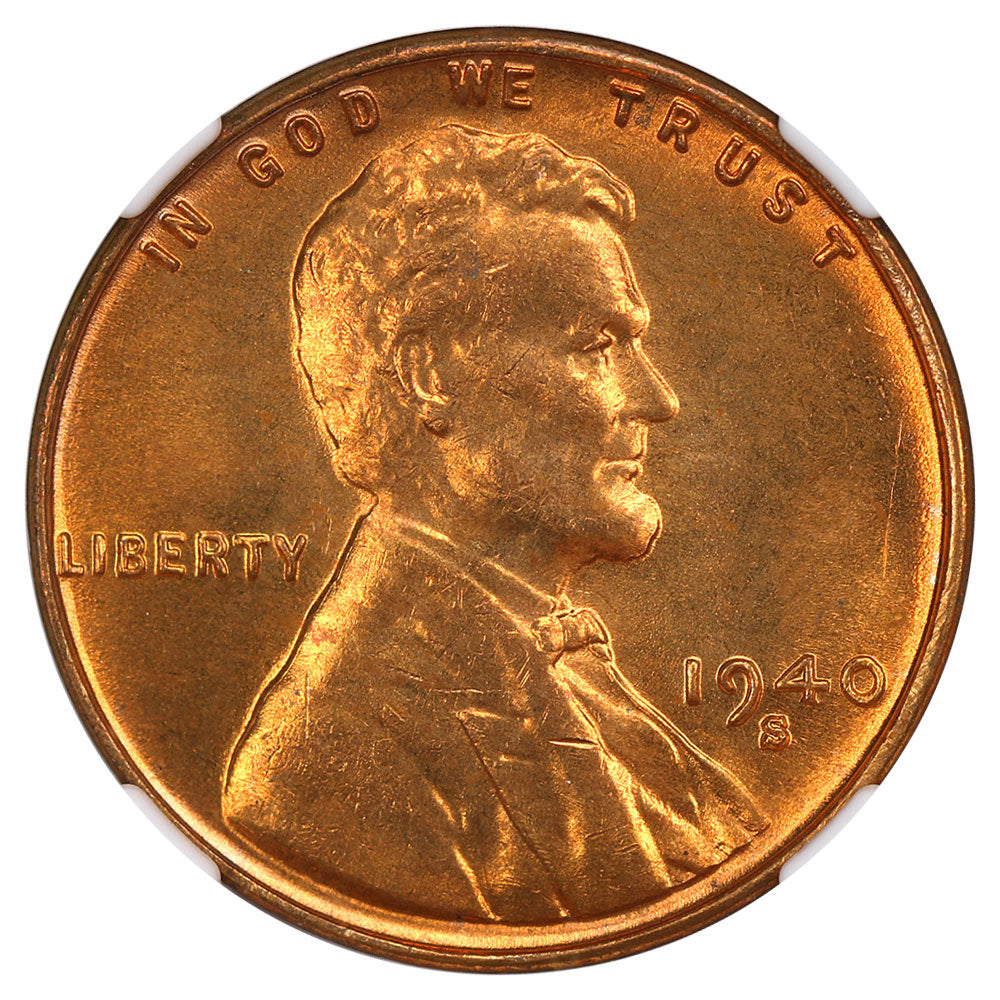 1620100 1940'S' Lincoln Cent.  MS-66
