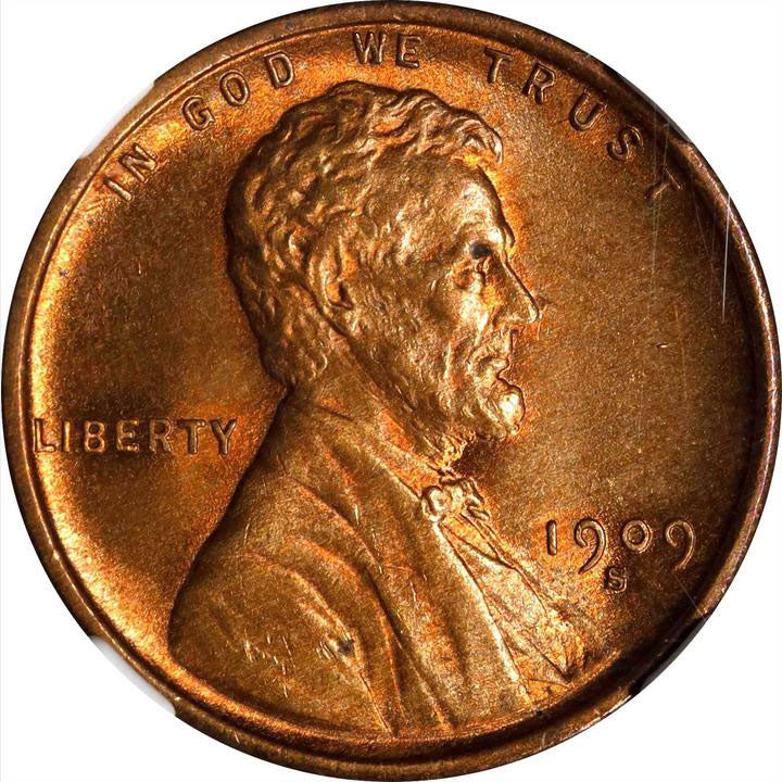 1615400 1909'S' RB Lincoln Cent.  MS-64