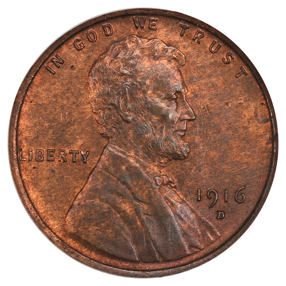 1617100 1916'D' RB Lincoln Cent.  MS-63