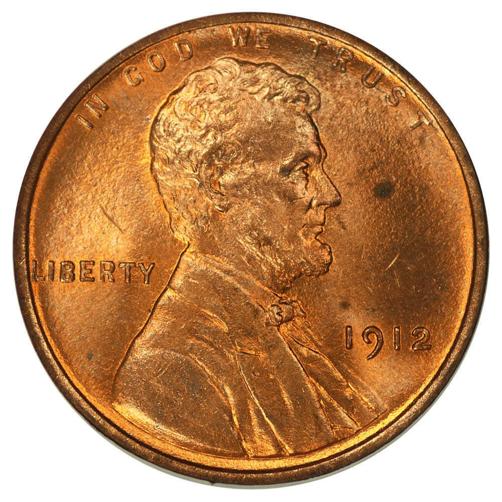 1616100 1912  RD Lincoln Cent.  MS-63