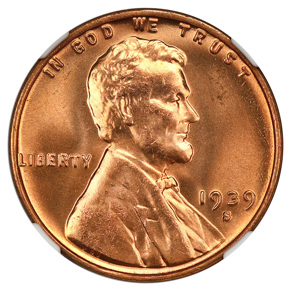 1619800 1939'S' RD Lincoln Cent.  MS-66