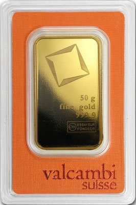 1624500 2022  Bullion Bar Fifty Grams Gold.  MS-68