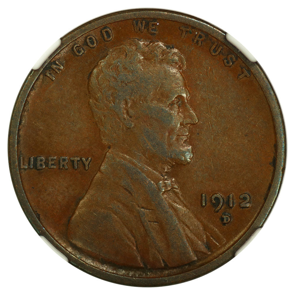 1616200 1912'D' Lincoln Cent.  EF-40