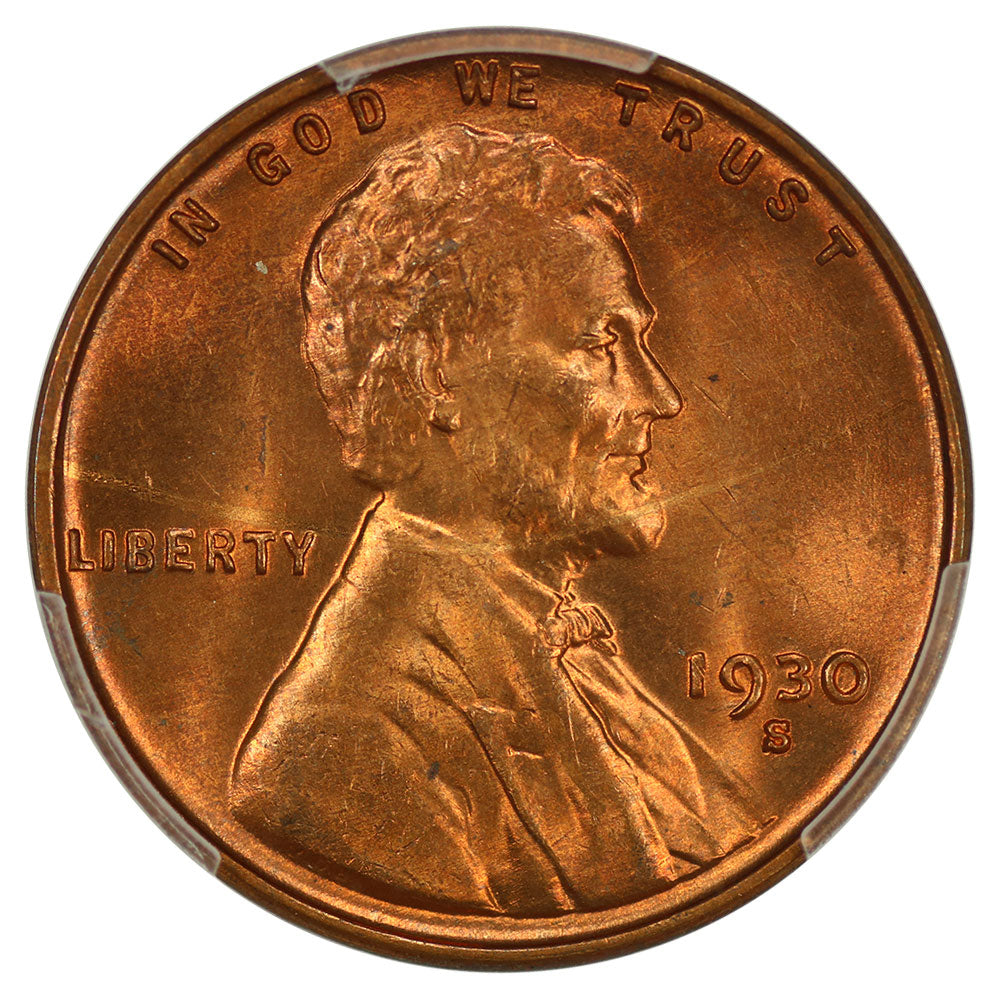 1618600 1930'S' RD Lincoln Cent.  MS-65