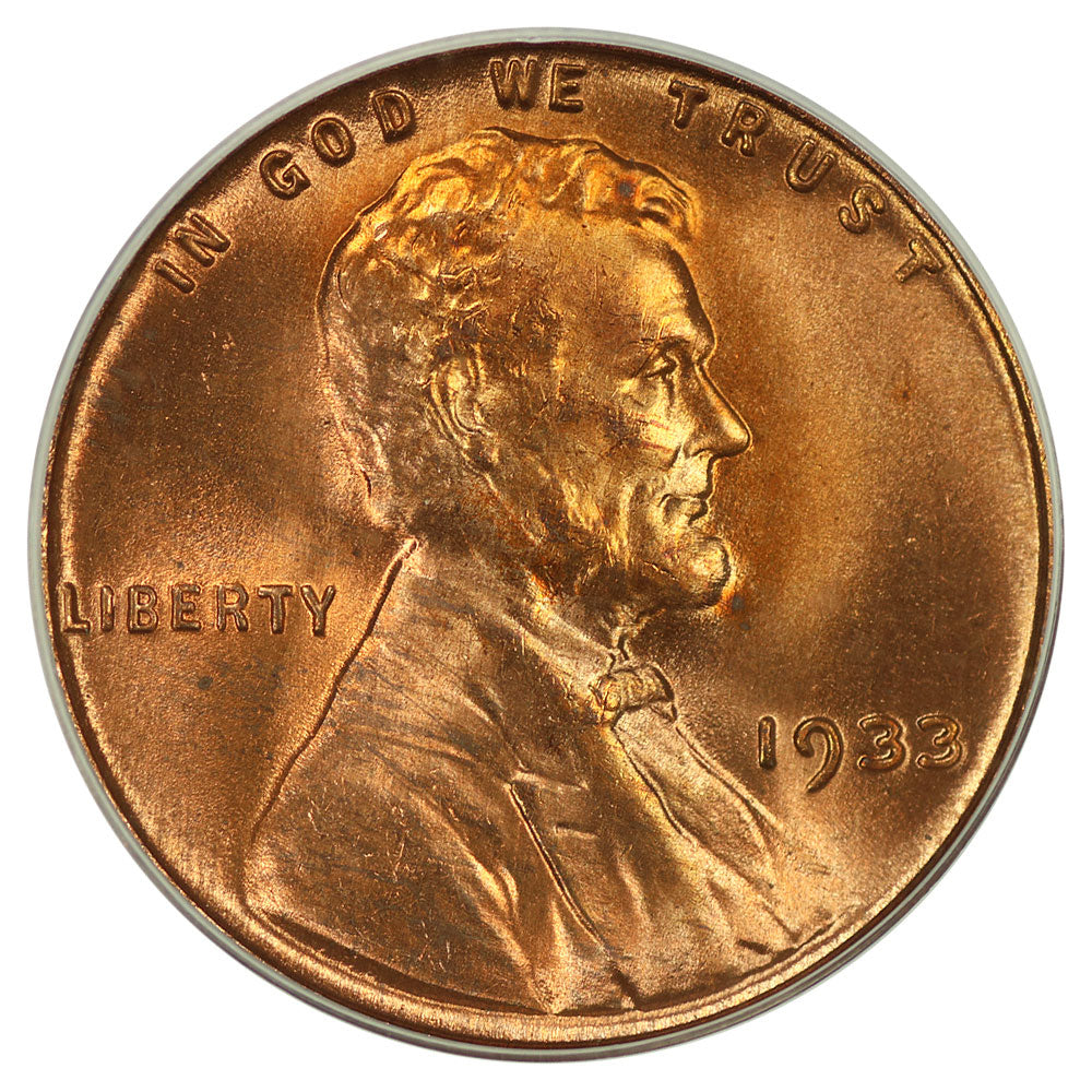 1619000 1933  RD Lincoln Cent.  MS-65