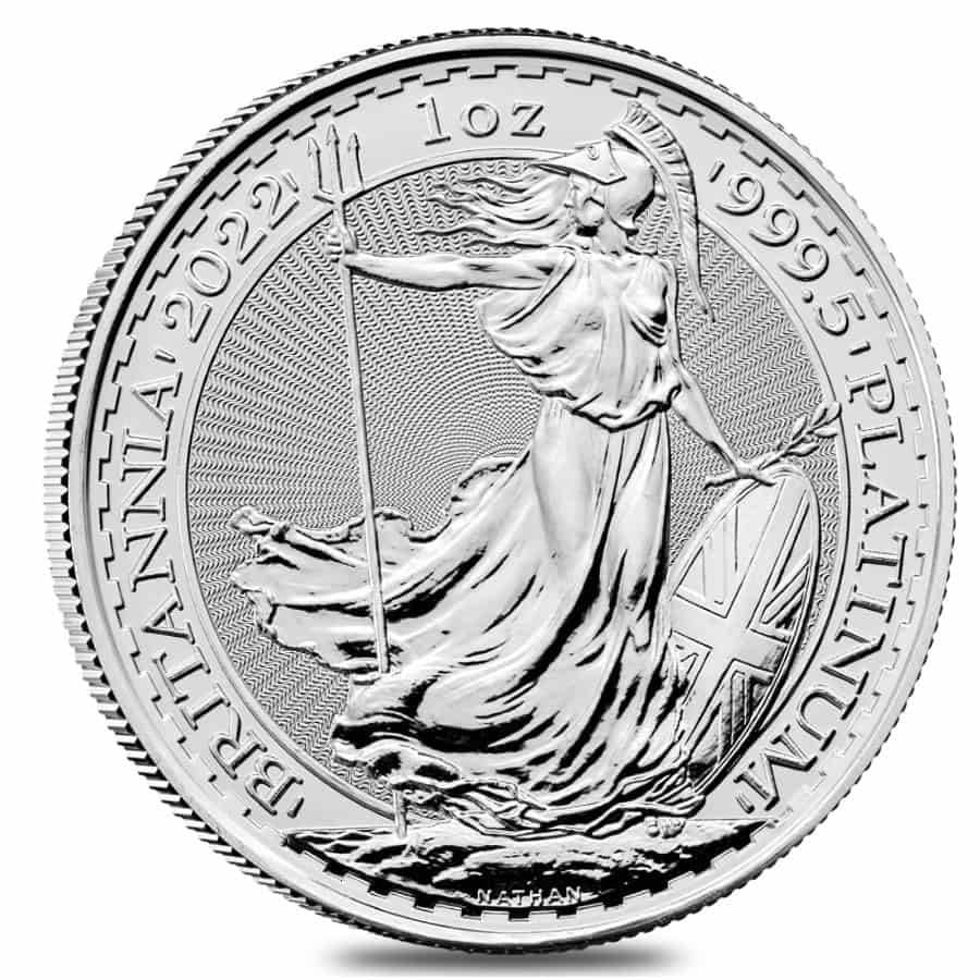 1626500 Great Britain. Britannia Bullion Coin. 1 Ounce Platinum.