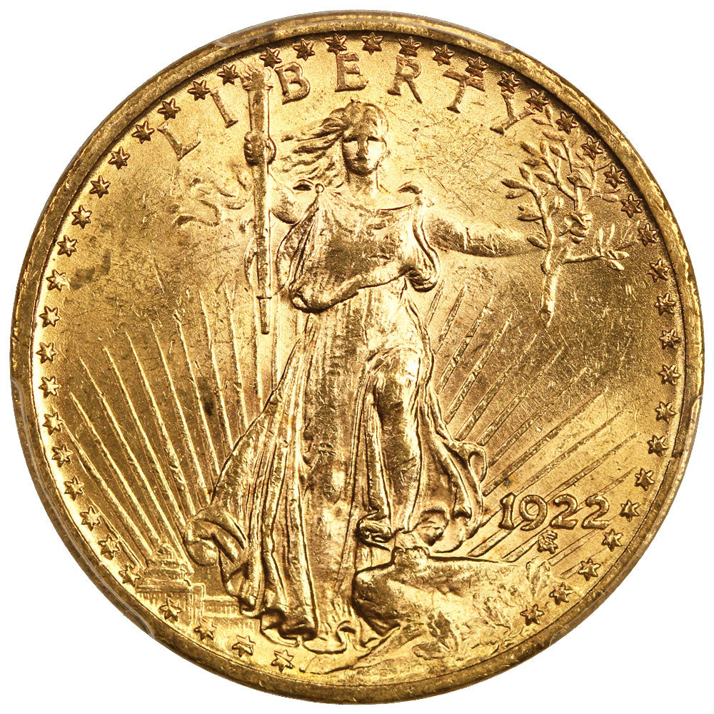 1623800 1922  Saint-Gaudens Double Eagle.  MS-63