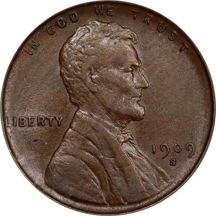 1615500 1909'S' Lincoln Cent.  EF-45