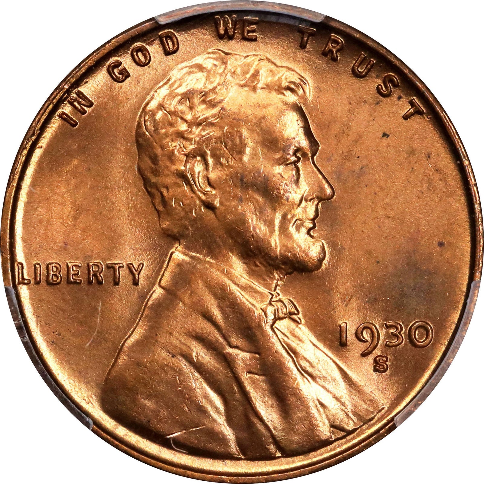 1618500 1930'S' Lincoln Cent.  MS-65