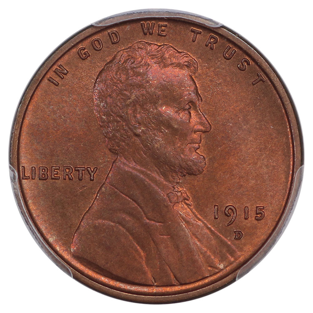 1616900 1915'D' Lincoln Cent.  MS-64