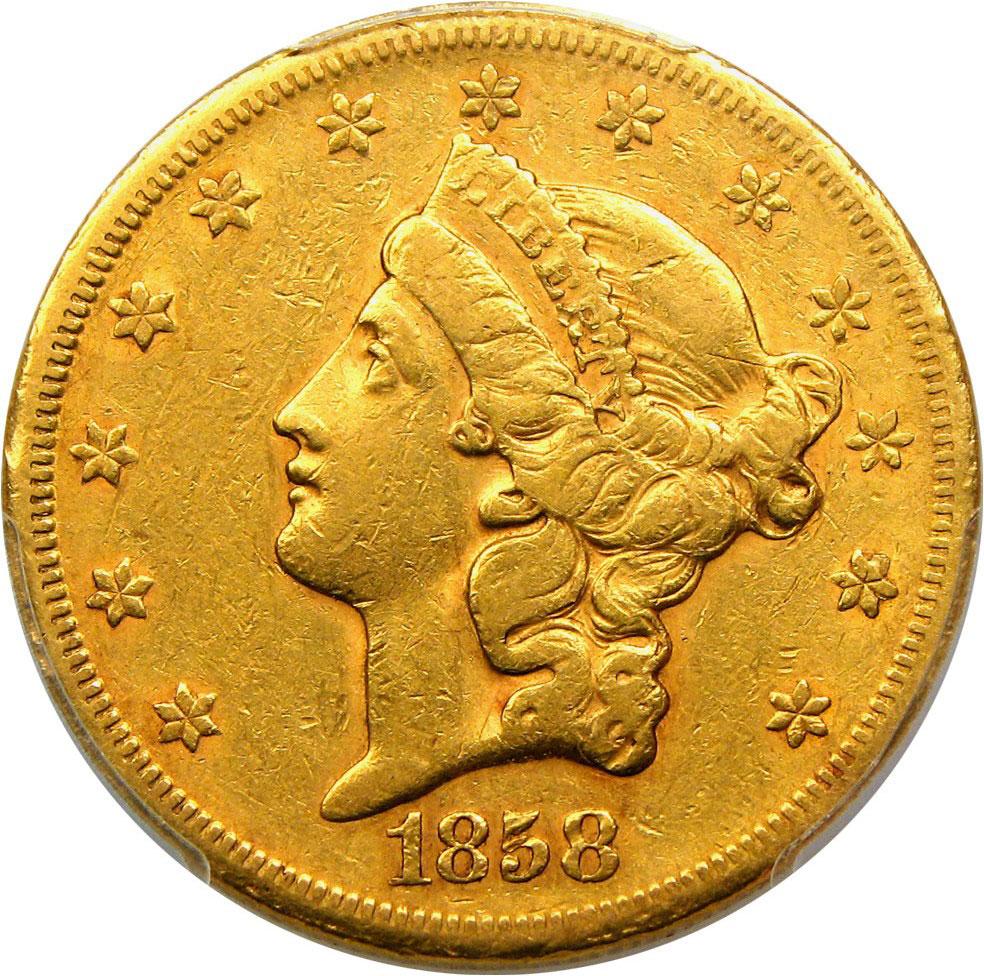 1493800 1858'S' Liberty Double Eagle.