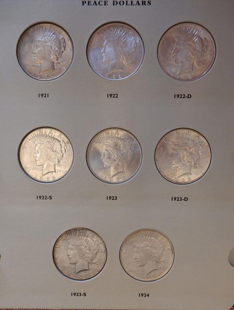 1491200 1921  Peace Silver Dollar.