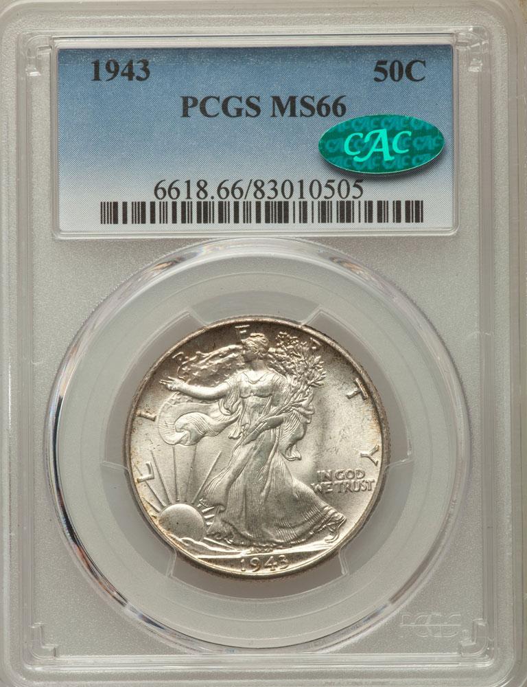 1490600 1943  Liberty Walking Half Dollar.