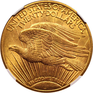 1495900 1920  Saint-Gaudens Double Eagle.  NGC MS63.