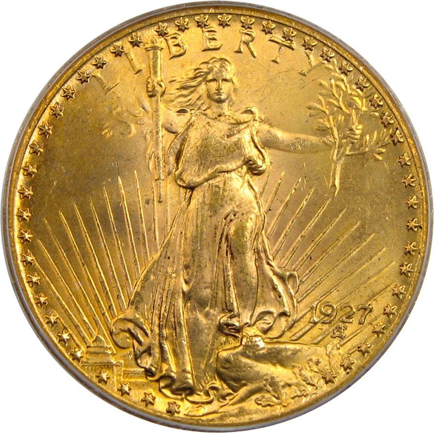 1496200 1927  Saint-Gaudens Double Eagle.