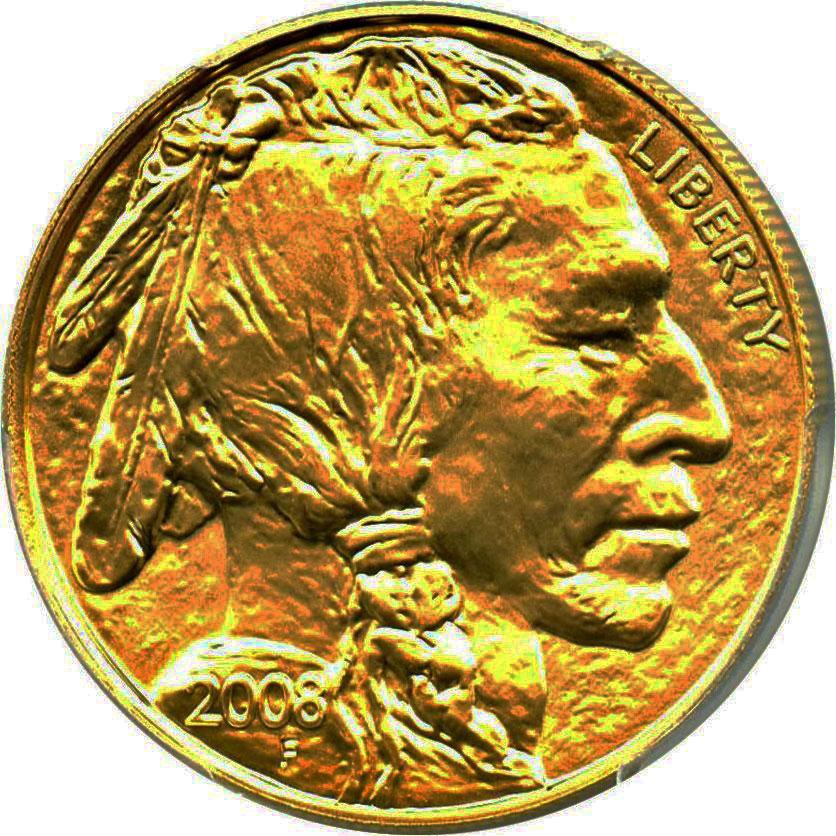 1497100 2008  Buffalo 1 Oz. Bullion.
