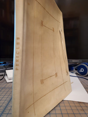 1450700 1929 Shakespeare.  Pericles.  Facsimile of 1609.  Vellum.