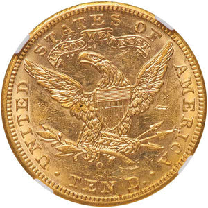 1478700 1895'O' Liberty Eagle.  PCGS AU55.