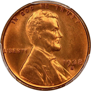 1474400 1938'S' RD Lincoln Cent.
