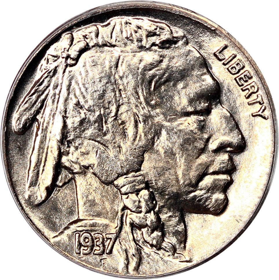 1483700 1937  Buffalo Nickel.