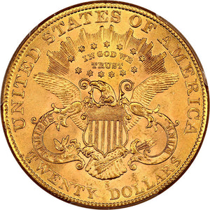 1495500 1904'S' Liberty Double Eagle.  PCGS MS62.