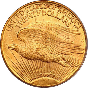 1496000 1924  Saint-Gaudens Double Eagle.  PCGS MS64.