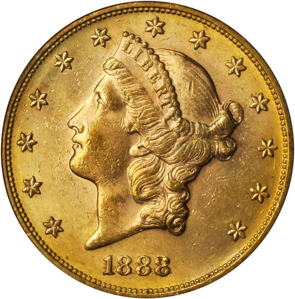 1494400 1888'S' Liberty Double Eagle.
