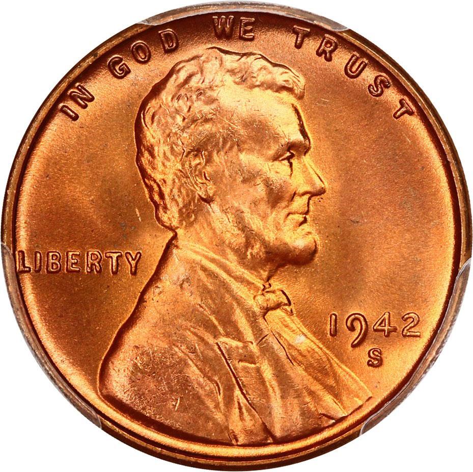 1476700 1942'S' RD Lincoln Cent.