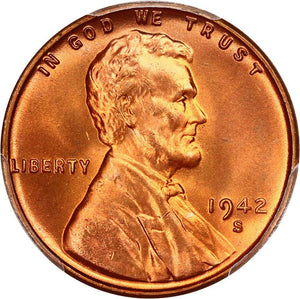 1476700 1942'S' RD Lincoln Cent.