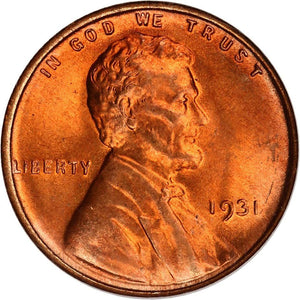 1472300 1931  RD Lincoln Cent.