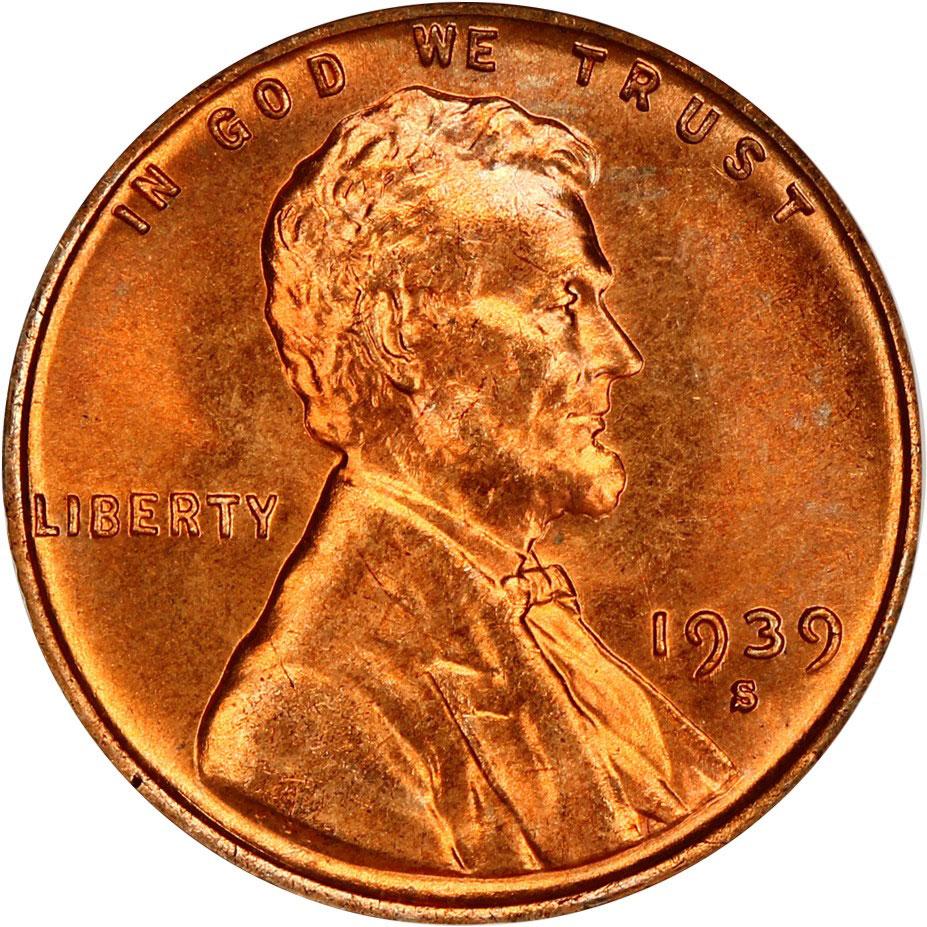 1475200 1939'S' RD Lincoln Cent.