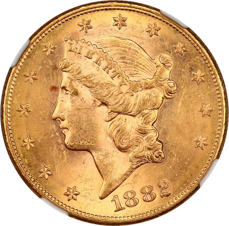 1494200 1882'S' Liberty Double Eagle.
