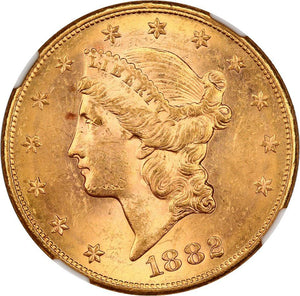 1494200 1882'S' Liberty Double Eagle.