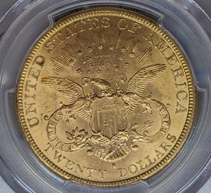 1494500 1889'S' Liberty Double Eagle.  MS-62.
