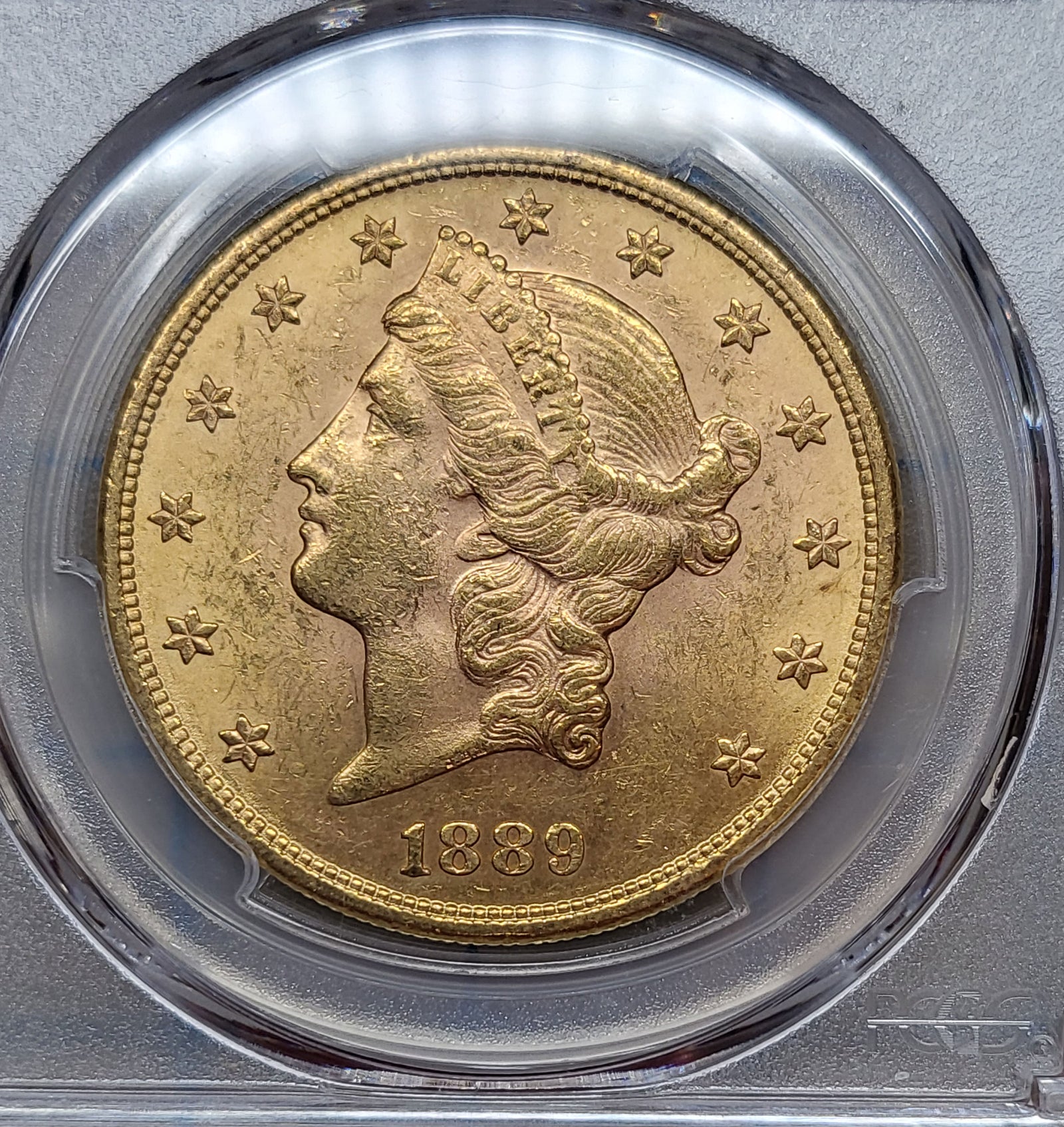 1494500 1889'S' Liberty Double Eagle.  MS-62.