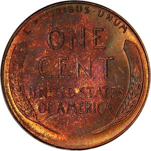 1480900 1958  RB Lincoln Cent.  NGC MS66 RB.