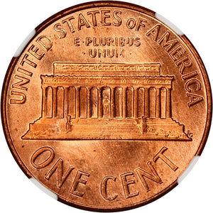 1481100 1962  RD Lincoln Cent.  NGC MS66 RD.