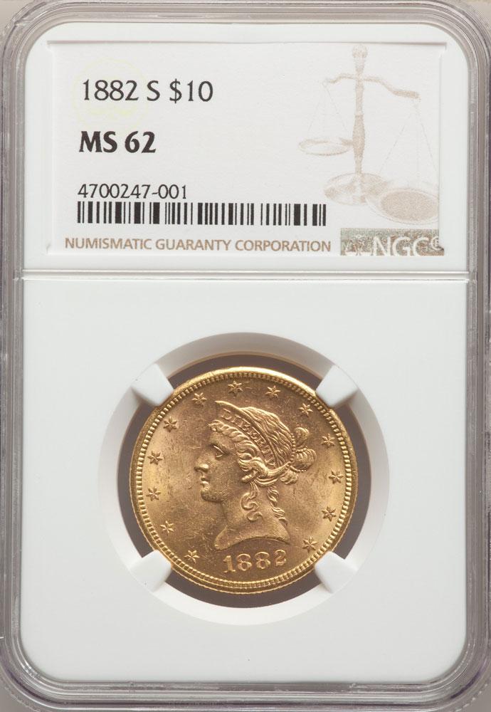 1492100 1882'S' Liberty Eagle.