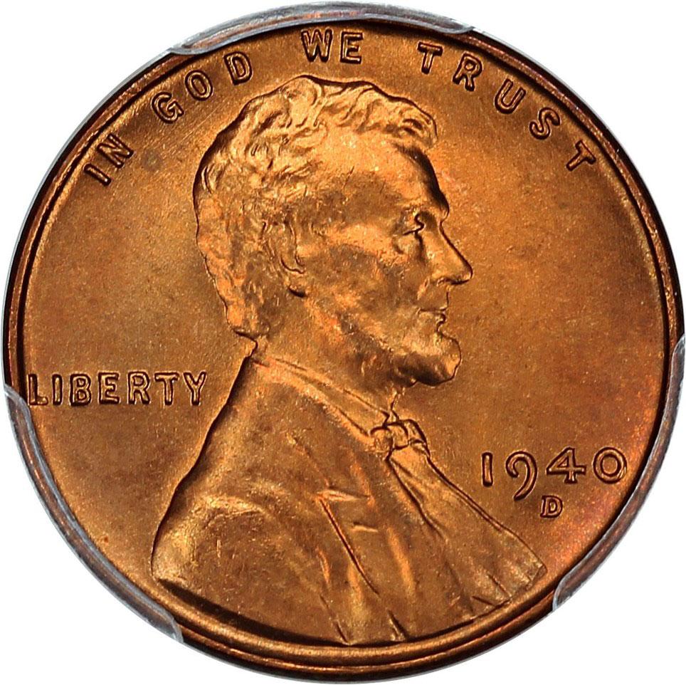 1475900 1940'D' RD Lincoln Cent.
