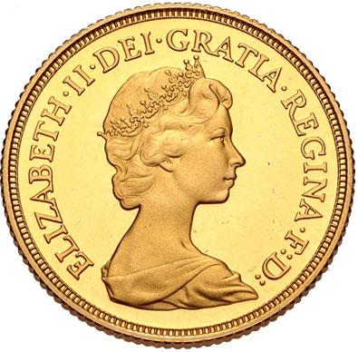 1498900 Great Britain. Elizabeth II. Sovereign.