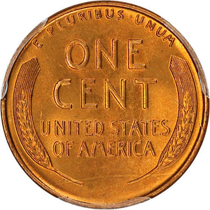 1475400 1939'S' RD Lincoln Cent.  PCGS MS66 RD.