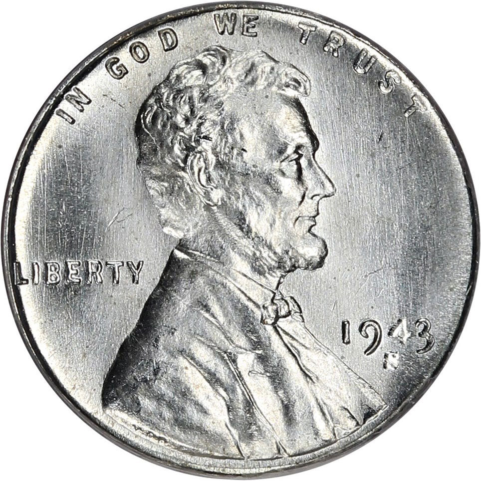 1477300 1943'S'  Lincoln Cent.  PCGS MS67.