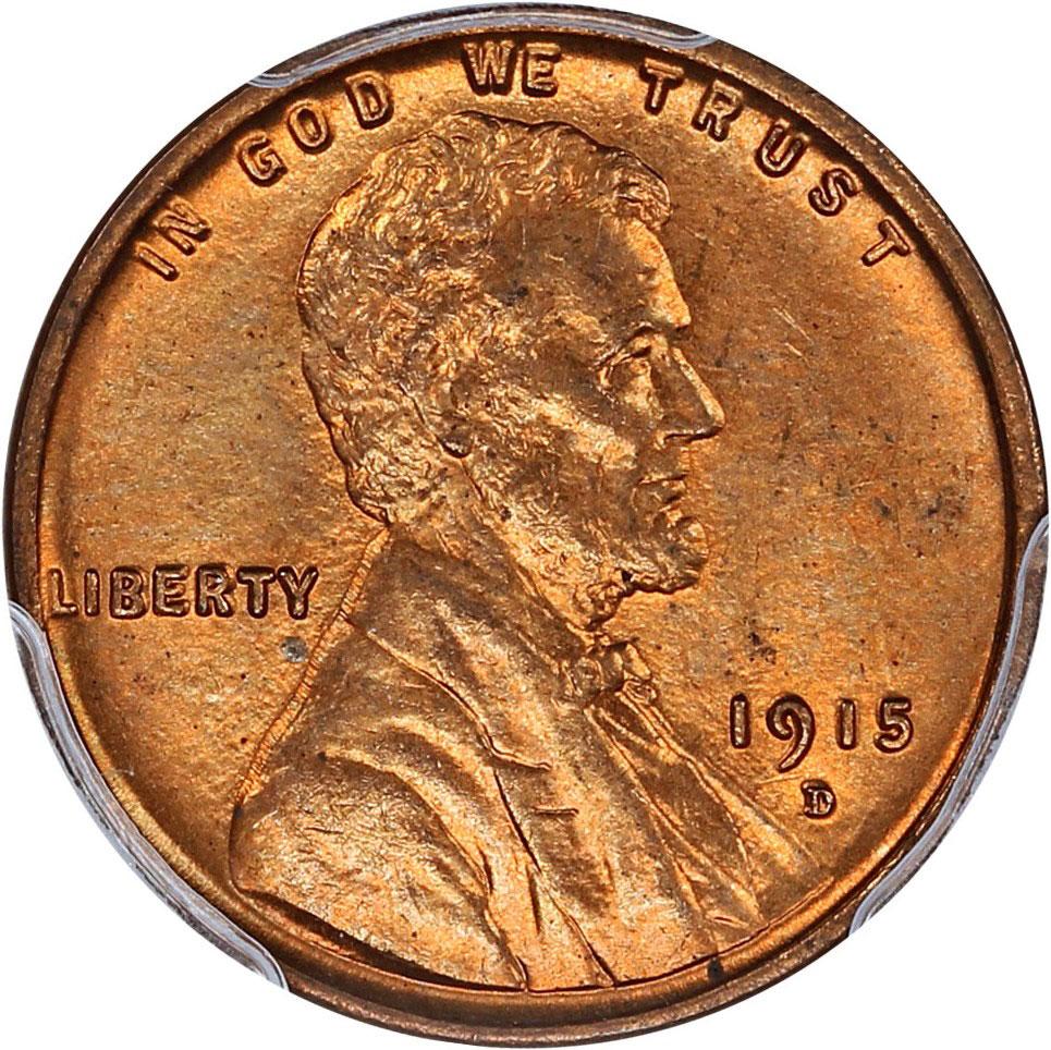 1468600 1915'D' RD Lincoln Cent.