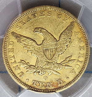 1491700 1847'O' Liberty Eagle.  EF-45 (PCGS).