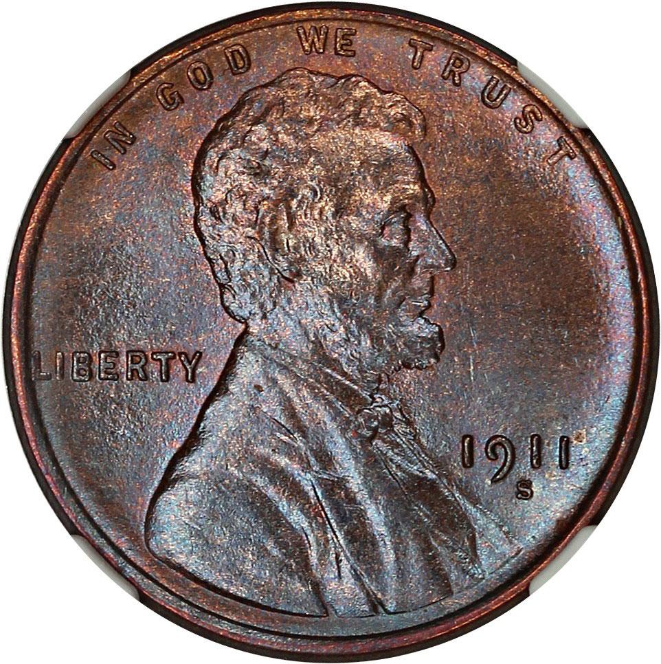 1466700 1911'S' RB Lincoln Cent.