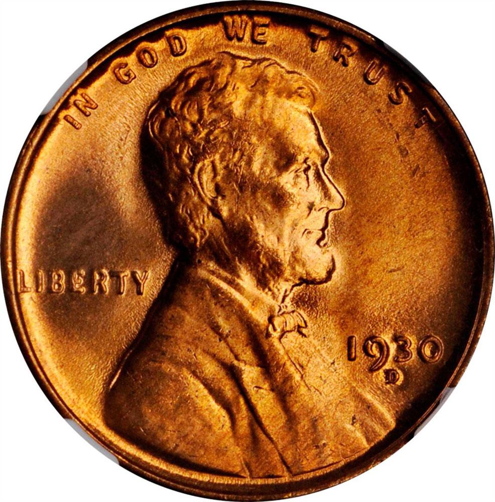 1472000 1930'D' RD Lincoln Cent.