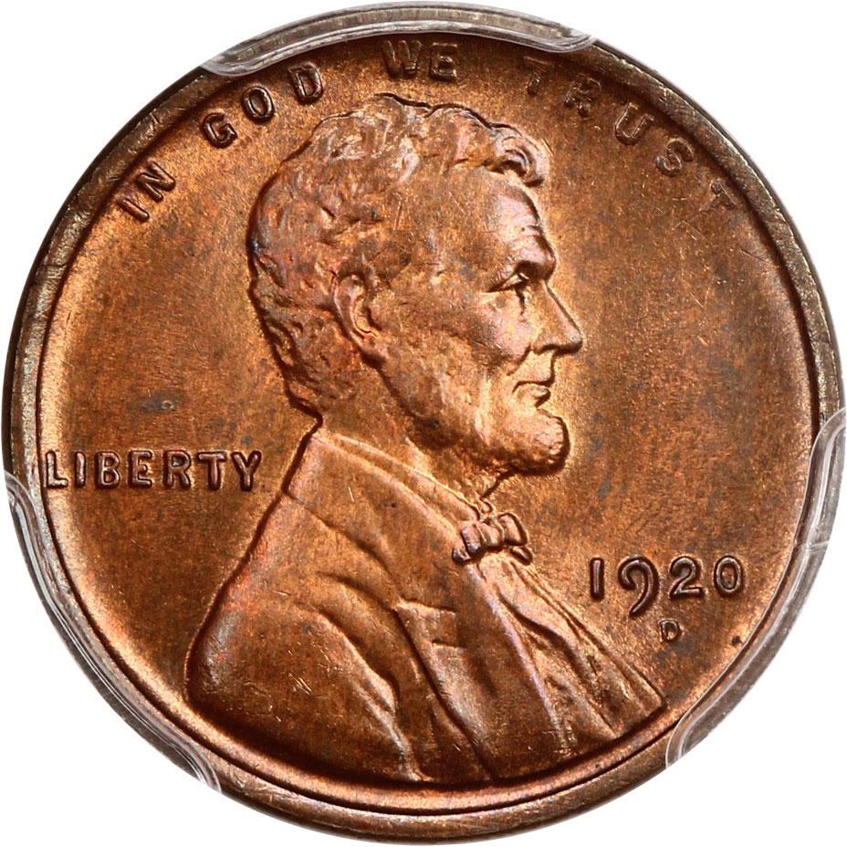 1470700 1920'D' RB Lincoln Cent.